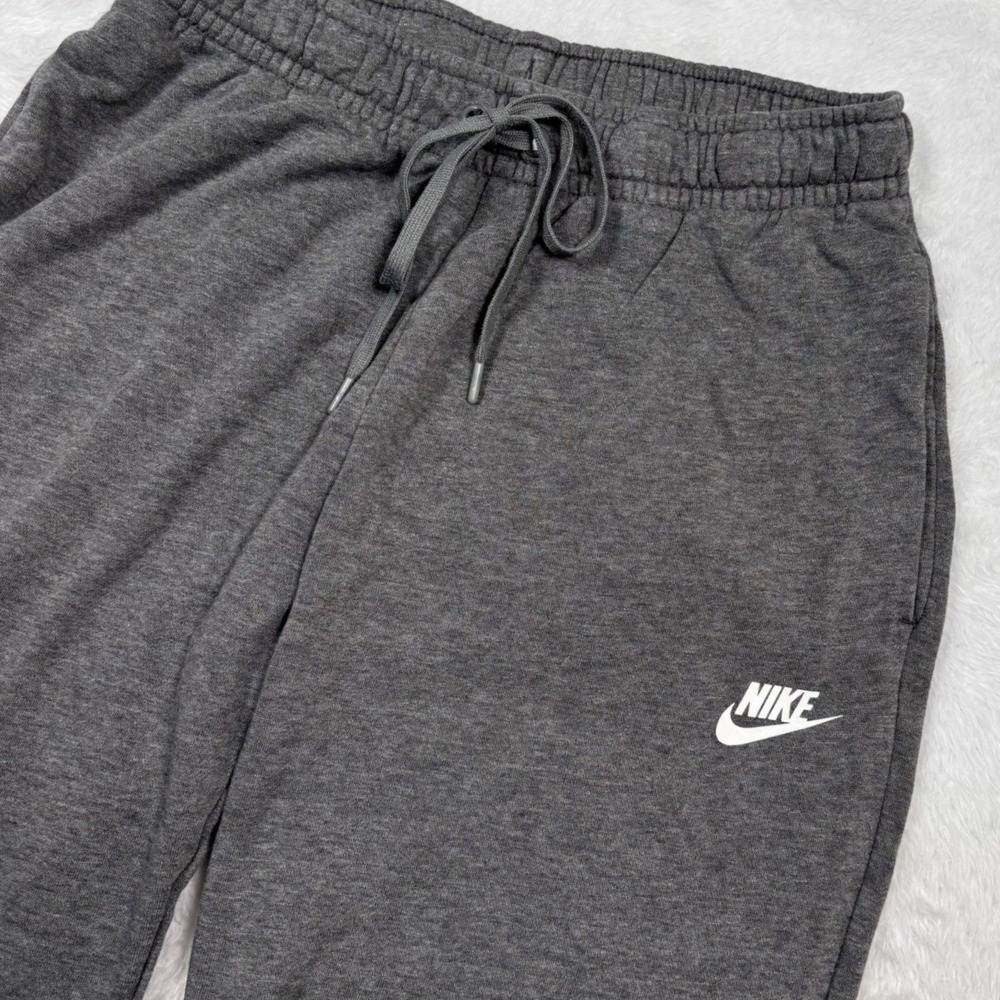 Nike Joggers Women S Charcoal Grey Heathered Fleece Sweatpants CJ7719-071